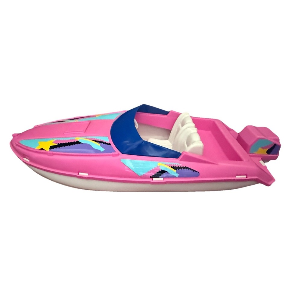 Vintage Barbie Speed Boat 1990's‎ Pink